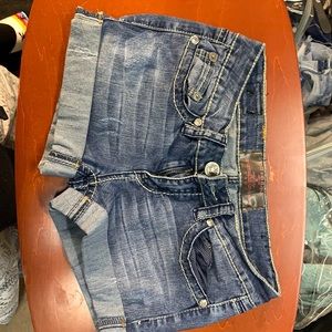 Ladies jean shorts